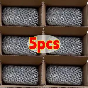 그레이팅덮개 15개 알루미늄 필터 메쉬 배수구 지붕 시트 네트 야외 방수 홈통 보호 스트레이너 배수관 커