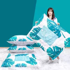 의류용 압축팩 6P 수납백 진공백 여행용 이사 40x60cm/이불압축/가방/옷/압축/팩/압축백/비닐/대형