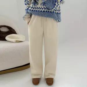 [에이와비] [140.150ver] #AWABMADE:_히팅양기모투웨이밴딩팬츠 -키작녀/기장선택/4color