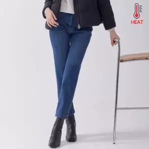 [지센] 기모 일자 데님팬츠 LCDPOA21_BL