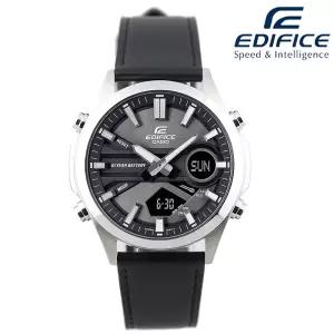 카시오 에디피스 100M 방수 아날로그+디지탈 투타임 손목시계 EFV-C120L-8A