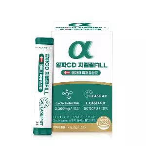 [덴마크 특허유산균] 알파CD지엘필 1박스(15포)