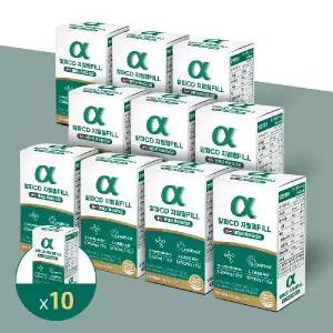 [덴마크 특허유산균] 알파CD지엘필 10박스(150포)