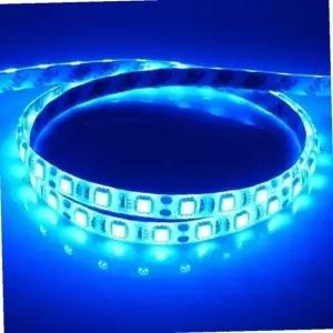 12V 5050 3칩 LED바 고급형 밝은 블루LED5M 롤