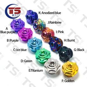 티타늄 오일 필러 캡 플러그  혼다 호환 CBR 250RR 600RR 1000RR CRF 125R F용  M20X1.5P  TS 1PC