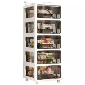 플라스틱 서랍장 5단 간식 옷 플라스틱서랍장 장난감 모노톤 슬라이닝수납장 가정용수납장