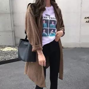 여친룩 귀여운 신상 가을 겨울 점퍼 야상점퍼 코트 (WFJPQNY)