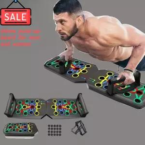 홈 다기능 푸시 업 플레이트 브래킷 남성과 여성 트레이닝 플레이트 접이식 피트니스 장비