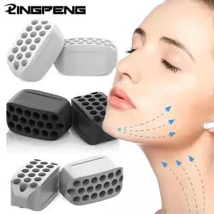 실리콘 턱 운동기 얼굴 토너 및 턱 라인 피트니스 공 목 토닝 장비 얼굴 미용 도구 이중 운동기