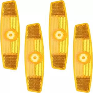 산악 자전거 타기를 위한 PATIKIL 바퀴 반사 플라스틱 범용 안전 테두리 경고