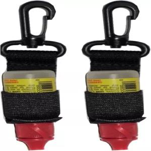 Mt. Sun Gear - 드라이 플라이 낚시 부력제 캐디 홀더 병 조끼에 부착 (2개)