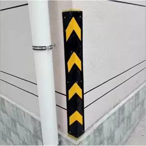 차고 벽 보호대 모서리 노란색 및 검은색 24 32 39 47 59 인치 L자형 범퍼 차고용 안전 스트립 Pa 원 컬러