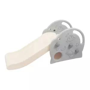 2단 높이조절 유아용 미끄럼틀 그레이 집콕놀이 실내용 어린이용 키즈카페 손자선물