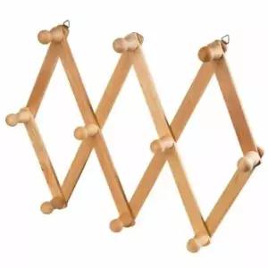 원목 벽걸이 옷걸이 자바라형 의류 걸이 후크형 벽면 (WFJ5GUS)