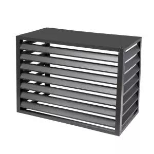 알루미늄 실외기 덮개 제작 블랙 배관