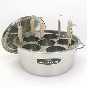 업소용 해면기 6구 우동 304스텐 건지기 소바면 냉면 온면기 삶는 냄비