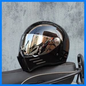 ORZ 풀페이스 오토바이 헬멧 빈티지 초퍼 레트로 헬멧 모듈러 헬멧 DOT 인증