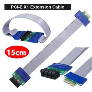 PCI 익스프레스 라이저 카드 확장기 익스텐션 케이블 사운드 및 그래픽 카드용 1X  변환기