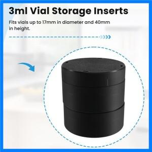 AT69 - 온도 조절 3ml 바이알 보관용 인서트 (32oz 용량 하이드라픽 식품 용기용 냉동고 또는 냉장고 보관