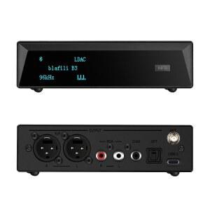 [미국배송] BLAFILI B3 PROFESSIONAL XLR BLUETOOTH V5.1 음악 수신기 LDAC 및 APTX HD 스트리머 내장 ESS DAC 아날로그 RCA 디지털 광학 동축 출력 오디오 믹서 DJ 스피커 PA 시스템용