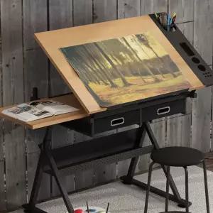 미대 설계 제도판 이젤 건축가 잉 거치대 유리상판