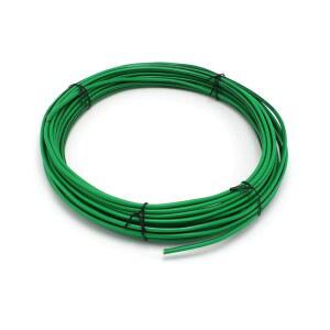[미국배송] CIMPLE CO 25피트(7.5미터) - 단열 고체 구리 THN/THWN 와이어 14 AWG 미국산 주거용 상업용 산업용 접지용 전기 정격 600볼트 녹색