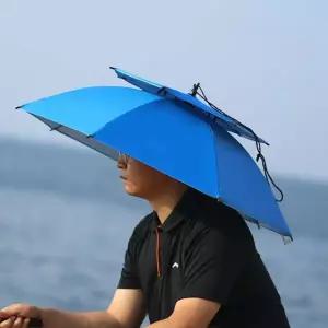 독특한가리개 라이딩 해루질 양손 편리한 모자우산