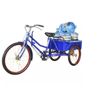 옛날짐 자전거 쌀집 빈티지 배달 장보는 수레 페달링