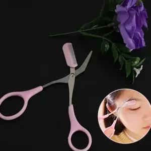 뷰티눈썹칼 남자 잔털 커팅손질 스테인리스 빗달린가위 일체형 (WFJ74HM)