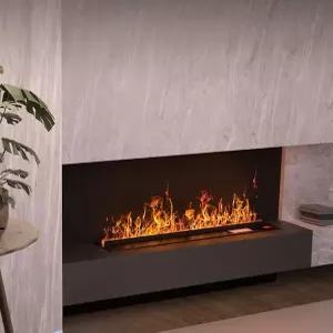 불멍 장식 3D 입체 연기 가습형 벽난로 거실 빌트인 인테리어 모닥불 장식품 1m