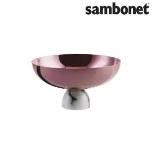 [삼보넷] 마담 샐러드볼 20.5cm PVD PA (화이트 마블)