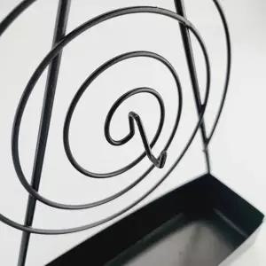 정원모기향연소기 메탈소재 변형방지 나선형 고리형 모기향통 (WFJ6EI1)