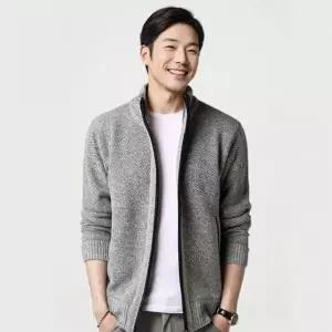 [하프클럽/]양털 니트웨어보이 아우터니트 C2 모던 집업아우터