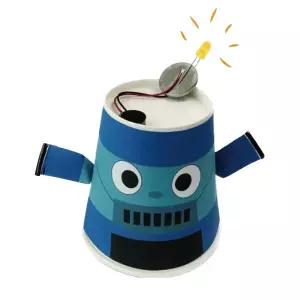 움직이는 건전지 종이컵 로보트 만들기 5인 세트 과학