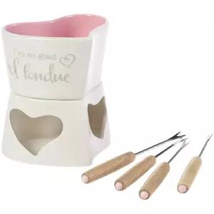 퐁듀기계 퐁듀세트 초콜렛 가정용 세트 초콜릿 중탕기