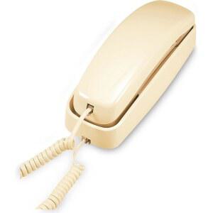 [미국배송] AT&T 트림라인 210 유선 홈폰 AC 전원 필요 없음 향상된 이지 월 마운트 불이 켜진 빅 버튼 키패드 13개의 단축 다이얼 키 라스트 넘버 리다이얼 음소거 플래시 볼륨 조절 베이지