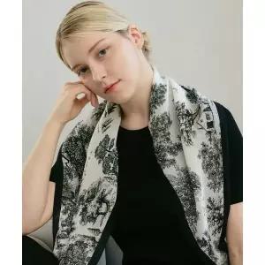 매장정품 LOUIS QUATORZE 루이까또즈 SCARF 모리타스 울실크 마름모 스카프 2ESD054 843398