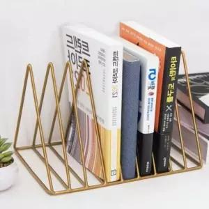 철제 삼각 책꽂이 북트레이 책상정리함 책트레이