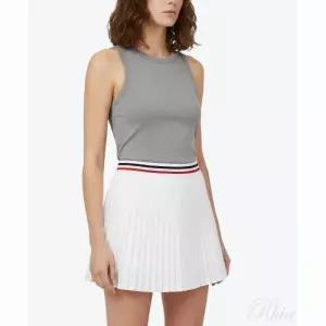 [톰브라운]화이트 플리티드 미니 스커트 149408731