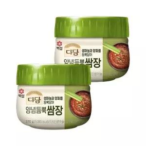 [CJ제일제당]다담 양념듬뿍 쌈장 570g x2개