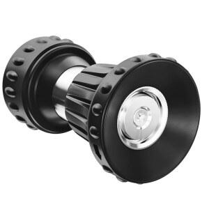 정원 호스용 HOSUN 소방 호스 노즐, 중장비 소방관 스타일 누수 방지 및 조절 가능한 물 노즐 고압, 워터링 플랜트 잔디, 세탁차 반려동물(블랙)에 가장 적합합니다