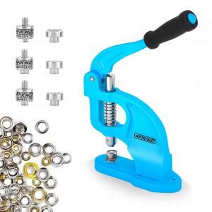 3개의 다이와 900개의 그로밋이 포함된 PIKWO 헤비 듀티 아일렛 그로밋 머신 프레스 펀치 도구 키트, 셀프 피어싱, 노동력 절약, 코르세트리 클래스 추천