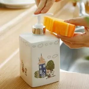 리필 세제통 디스펜서 무민 사각세제통 리필용기 펌프 (WFK6IBR)