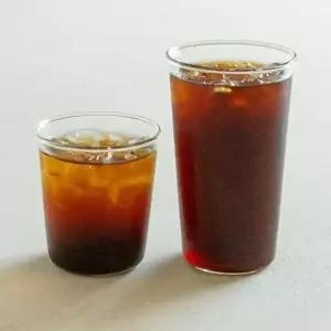 일자 유리컵 소형 8cm 물잔 음료컵 커피 홈카페 (WFK90OO)