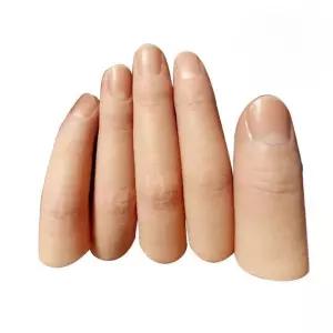 실리콘 인공 손가락 마술 도구 의수 페이크 부드러운 장애