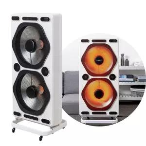 짐머만 AI 하이라이트 대형 리모컨 히터 (2구) / 전기 난로 전열기 난방기구