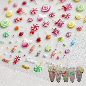 고품질 젤리네일스티커 엠보네일스티커 5D네일스티커 달 (WFK9D34)