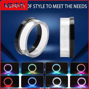 5D 크리스탈 WRGB LED 엔젤 아이즈 헤일로 링 직사각형 DRL 커버 방향 지시등 앱 제어 자동차 헤드라이트용