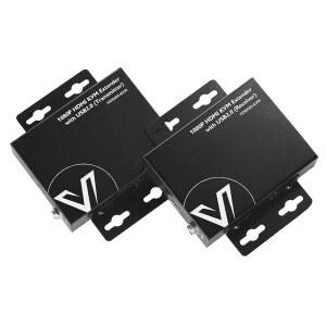 [미국배송] CAT5E/6/6A/7 260FT/80M 2개의 USB 2.0 포트 제로 레이턴시 플러그 앤 플레이 POE 드라이버 없음 이더넷을 통한 모든 운영 체제 키보드 및 마우스 지원