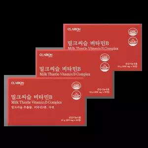 클라리온 밀크씨슬 비타민B 30정 24g 3박스 간영양제